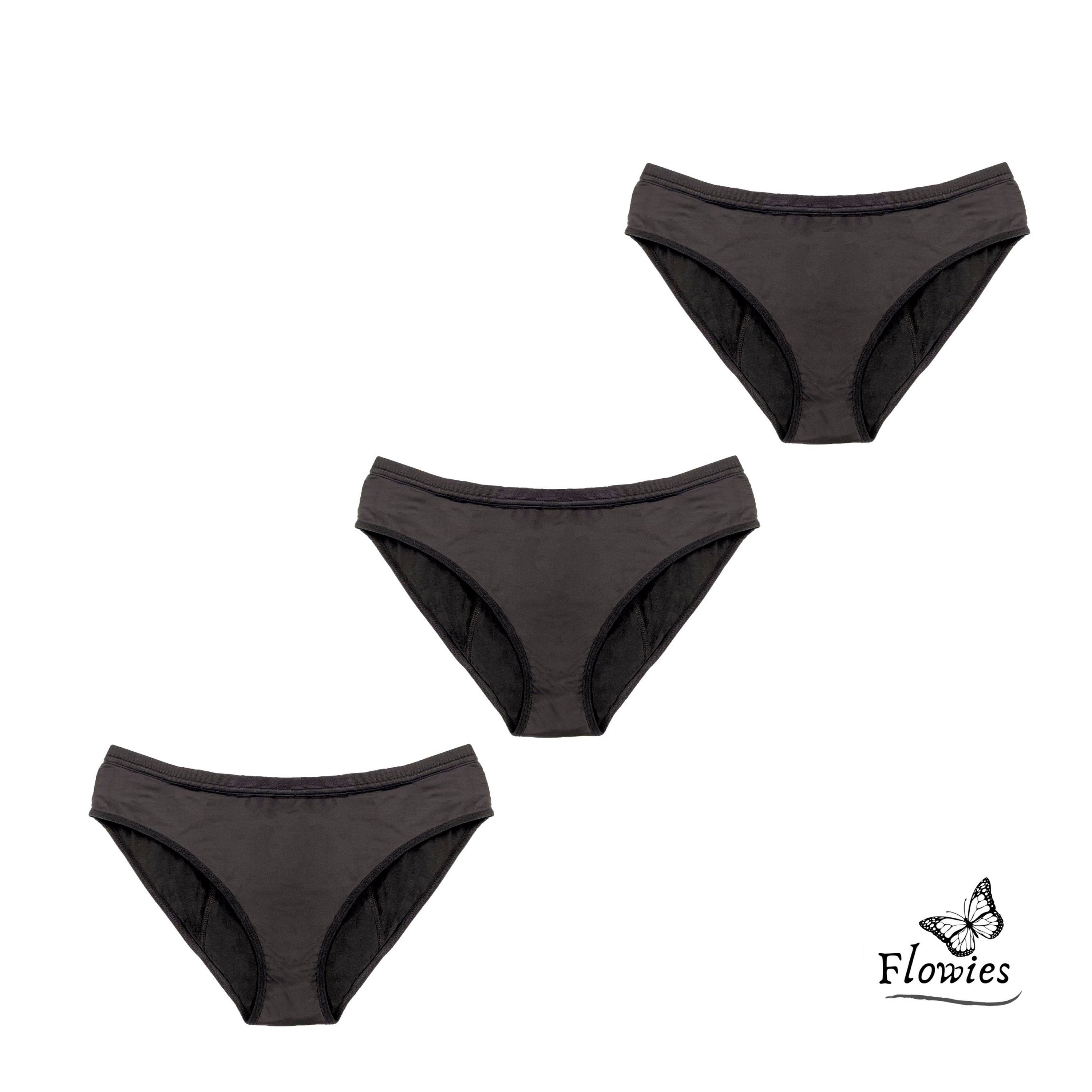 Flowies Bikini Leakproof Period Panty 3 Pack